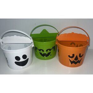 McDONALD'S 2022 Halloween Bucket Pail Classic Boo Buckets Happy Meal Toys Set